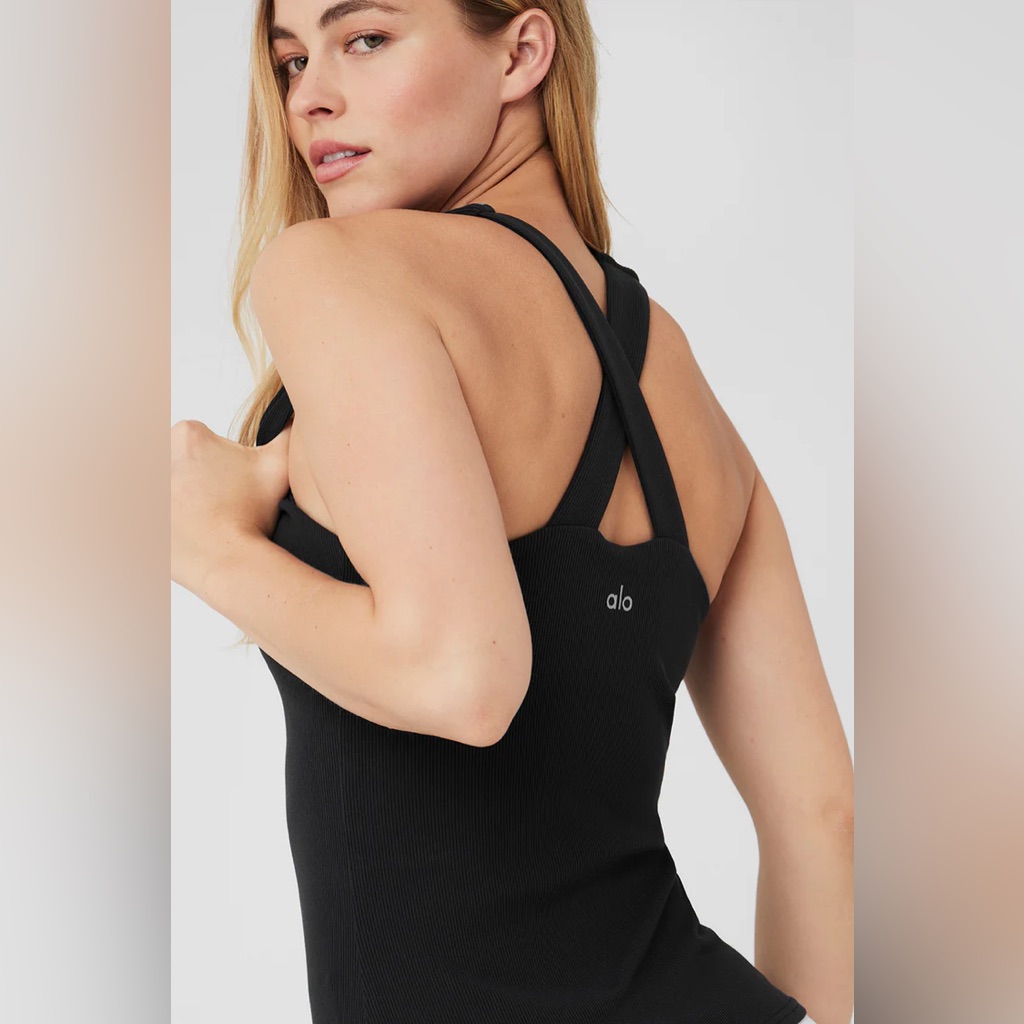 Alo Yoga Women’s Elevate Ribbed Tank Size Small